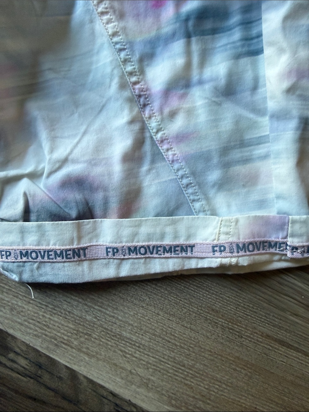FP Movement by Free People Pastel Tie-Dye Cargo Capris - Picture 4 of 5